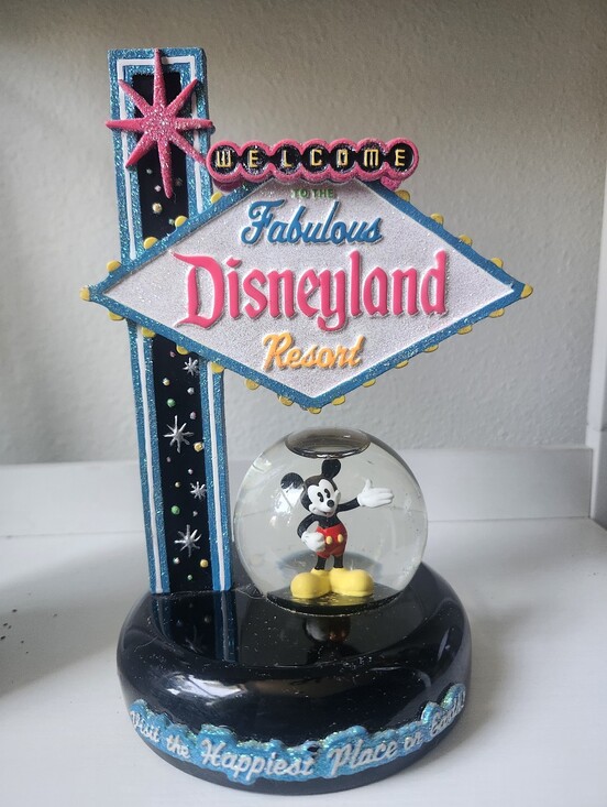 Disney Other - "Welcome To The Fabulous Disneyland" Resort Classic Snow Globe